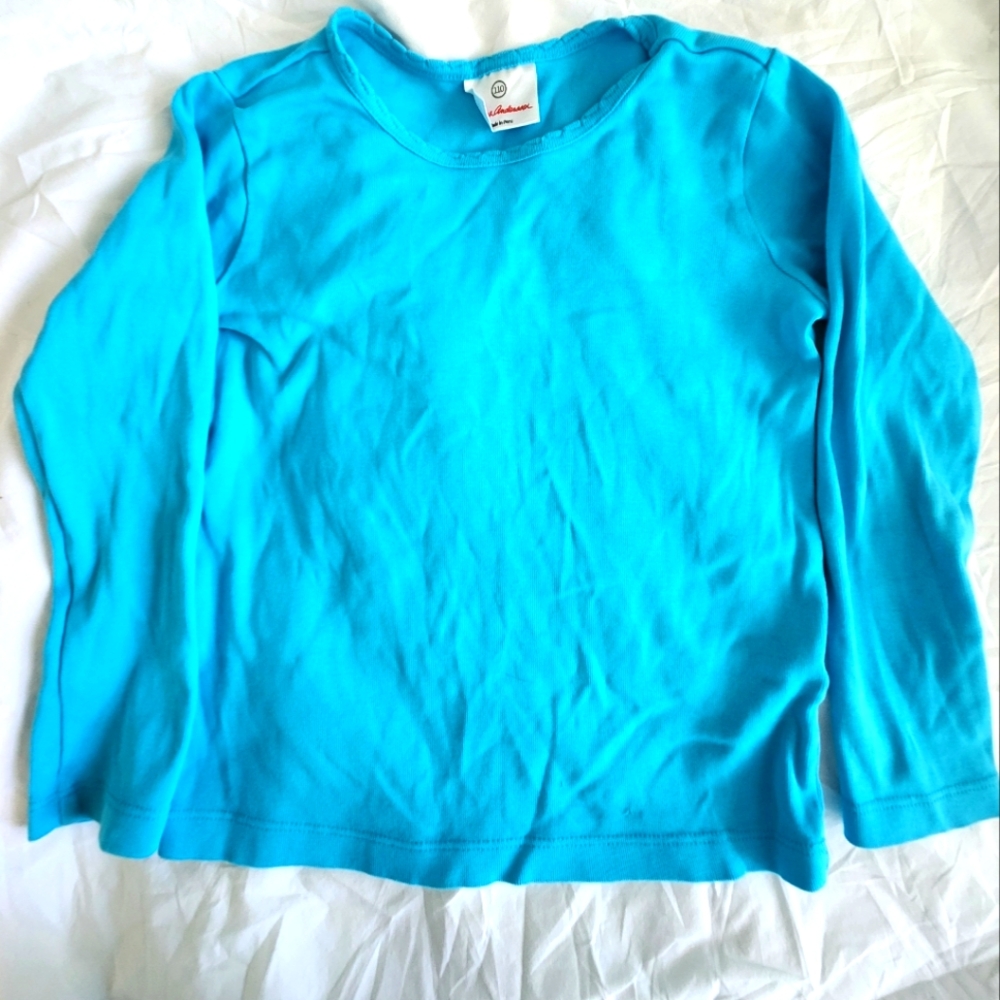 Hannah Andersson long sleeve top, size 5 girls